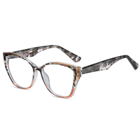 87218 oeil de chat ressort charnière ordinateur Cp lunettes cadre optique rétro lunettes montures