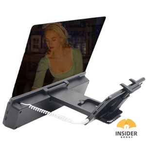 تكبير عدسة تكبير أحدث الوضوح 3D الموسع الفيديو حامل مكتبي المورد Hd الهاتف المحمول شاشة مكبر للصوت - Product Image 2