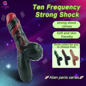 CITYFUN Female Masturbation Massage <b>Vibrator</b> Fantasy alien <b>Vibrator</b> Vagina Clit Stimulator Silicone Massage Wand for Women - Product Image 4