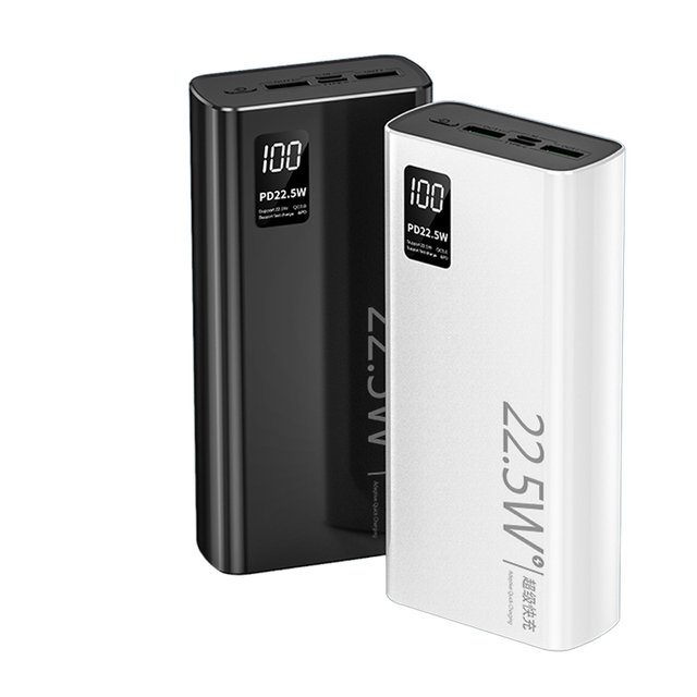 Fast Charging Li-Polymer Power Bank 30000mAh 20000mAh 10000mAh Portable Dual USB High Capacity Power Bank for Outdoor Use