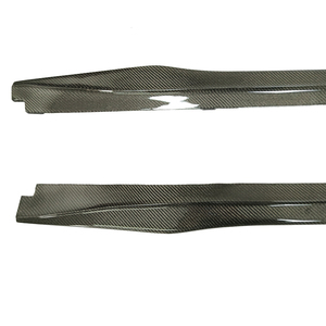 Jupes latérales en fibre de carbone MP Style F32 <span class=keywords><strong>420i</strong></span> F36 430i, tissage sergé 3k, avec ruban adhésif 3M et installation par vis pour Série 4 2014-2019 - Product Image 4