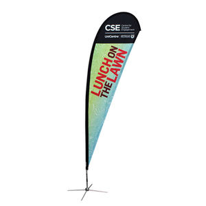 Kit de bandera de playa/pluma/lágrima publicidad exterior personalizada soporte Banner 2m 3M 4m carteles promocionales eventos de negocios <span class=keywords><strong>Oriflamme</strong></span> - Product Image 2