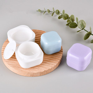 Tùy Chỉnh <span class=keywords><strong>5G</strong></span> 10G 20G 30G 50G Đôi Tường Rỗng Jar Bán Buôn Vuông Skincare Mỹ Phẩm Kem Jar Cho Khuôn Mặt Kem Lip Scrub Container - Product Image 2