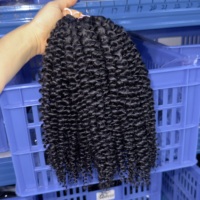 Итальянские кудрявые волосы Factory Curly Miracle Knot для плетения крючком, глубокая волна, предварительно связанные пучки для бохо-причесок, производство