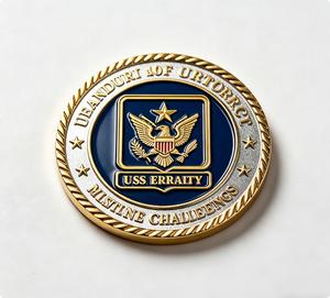 Moneda de desafío de geocaching personalizada con impresión UV, metal chapado, esmalte translúcido deportivo, acabado antiguo, insignia de recuerdo rastreable - Product Image 6