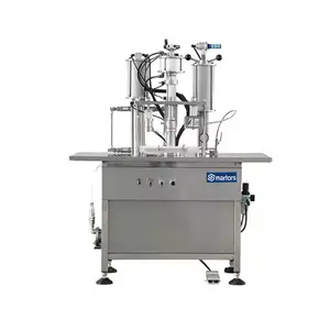 Semi-Automatic Pneumatic Body Spray Filling Crimping Machine Bov Aerosol Easy Operation High Precision Filling Machines Product