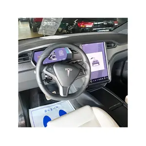 A exportação por atacado de carros usados Tesla tem o Tesla Modelo X 2020 adulto pequeno carro elétrico em estoque