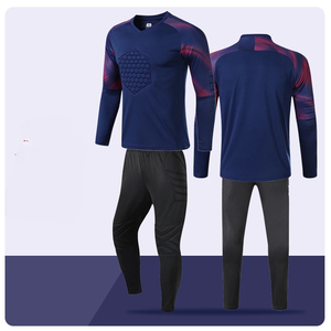 Setelan baju kiper sepakbola, setelan baju kiper sepak bola lengan panjang dewasa dan anak-anak, Set sepak bola Logo meja cetak - Product Image 2