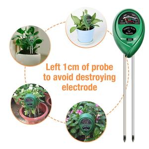 Gelsonlab HSGT-057 del medidor <span class=keywords><strong>de</strong></span> pH 3-en-1 Tester suelo Kits con la humedad la luz y el PH prueba para jardín granja césped - Product Image 4