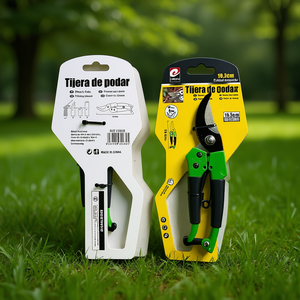 Tijeras para árboles Erpsl de 19,5 cm con cabezal curvo recubierto de vinilo negro para jardinería - Product Image 2