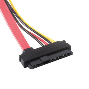 SFF-8482 29Pin SAS ไปยัง22Pin ฮาร์ดดิสก์ไดรฟ์ SATA <span class=keywords><strong>สาย</strong></span><span class=keywords><strong>ต่อ</strong></span>ขยาย30ซม. SAS ไปยังสาย SATA - Product Image 6