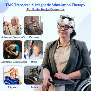 Dispositivo de Biofeedback de Estimulación Transcraneal (TMS) para Terapia de Accidentes Cerebrovasculares, Parkinson, <span class=keywords><strong>Esquizofrenia</strong></span>, Autismo, Trauma por Estres Post-Traumático (TPT) y Epilepsia - Product Image 3