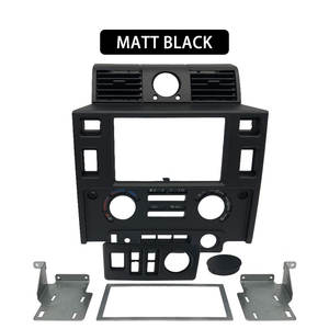 Für Land Rover Defender Innen Armaturen brett Mittel konsole glänzend schwarz matt schwarz CARBON LOOK - Product Image 4