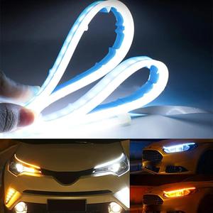 ไฟ LED แบบไดนามิกเรียงลำดับสำหรับไฟหน้า ไฟ DRL สีขาว ไฟเลี้ยวสีเหลืองอำพัน ไฟเตือนนิรภัยกันน้ำ - Product Image 5