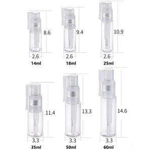 Botella de <span class=keywords><strong>Spray</strong></span> con Bomba Airless Transparente de PET, Impresa con Serigrafía, con Tapa de Rosca para Polvo Suelto, de 14ml a 60ml, en Oferta - Product Image 6