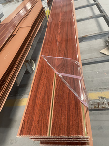 Forro Pvc UPVC Panel PVC Panel de techo Uv Panel de pared Laminación Laminado Techos En Pvc <span class=keywords><strong>Plafon</strong></span> Corner Jointer Wall Angle - Product Image 6