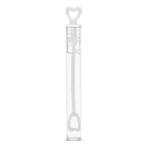 Wedding Decoration Soap Bubbles Heart White Bottles with A Heart Contain Bubble Liquid