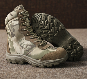 DFB0425 Winter <b>fleece</b> Camouflage tactical <b>boots</b> - Product Image 4