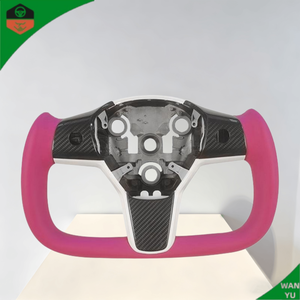 Volante de Cuero Negro con Calefacción, Sin Costuras, Modelo Mejorado, para Tesla Model 3 Y 2020 2021 2022 <span class=keywords><strong>2023</strong></span> - Product Image 5