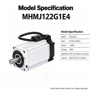 Kit de Motor Servo Panasonic de 750w 400w con Controlador MHMJ122G1E4, Motor Servo de 1.2kw y Controlador MHMJ122G1E4 - Product Image 2