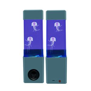 J & R Phong Cách Hiện Đại Quảng Trường Mới Sứa <span class=keywords><strong>Bluetooth</strong></span> Loa Không Dây Đèn Loa <span class=keywords><strong>Bluetooth</strong></span> Với 3D Stereo Surround Âm Thanh Loa - Product Image 2