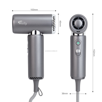 Sèche-cheveux professionnel OEM/ODM mini bi-tension à plasma pour soin du cuir chevelu, moteur BLDC 110 000 tr/min, ionique, double tension, diffuseur électrique 3 vitesses pour hôtel