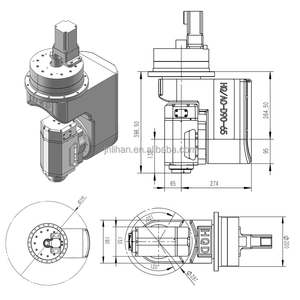 มอเตอร์แกนหมุน CNC แบบระบายความร้อนด้วยน้ำ HQD คุณภาพสูง 400W/500W สำหรับงานเจาะ พร้อมระบบเปลี่ยนหัวเครื่องมืออัตโนมัติ - Product Image 3