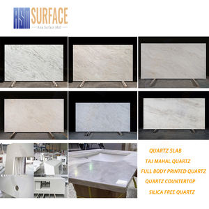 Venta al por mayor piedra artificial 0% cuarzo sílice 3200mm x 1600mm 20mm 30mm piedra de cuarzo Calacatta para encimera de cocina - Product Image 5