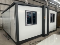Entrepôt et pièce auxiliaire pliables en structure acier de 28 mètres carrés pour supermarché/bâtiment de bureaux