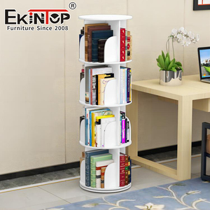 Ekintop Kệ Sách Sáng Tạo Tiết Kiệm Không Gian Gia Dụng Đơn Giản Thiết Kế Mới Kệ Sách Xoay Quanh Trẻ Em - Product Image 3