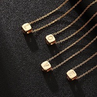 Perles entretoises électroplaquées en forme de cube pour colliers et bracelets DIY, accessoires de bijoux en cuivre, best-seller, polyvalents, direct usine