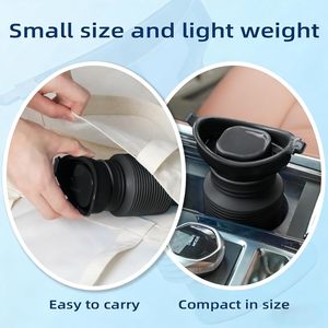 Urinoir d'urgence portable en PP, extensible, pour hommes et femmes, idéal pour les voyages, les embouteillonnages et les situations extérieures, 750 ml - Product Image 5