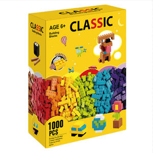 Chất Lượng Cao Nhựa DIY Xây Dựng Khối 1000 Mảnh Mô Hình Đồ Chơi Cho Trẻ Em Tương Thích Với Tất Cả Các Gạch - Product Image 1