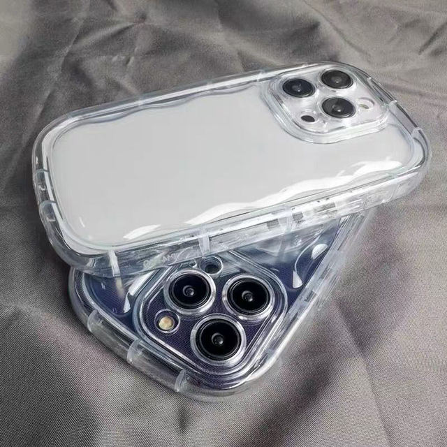 Hot Sale Transparent Mobile Phone Case for iPhone Apple 17 Pro 16 15 14 Plus 13 12 11 Pro Max Shockproof Anti-Fall Phone Cover