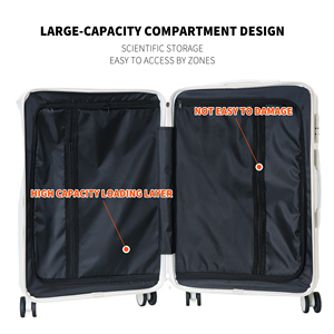 Neues Design Kosten leistung Harts chale Tragbares ABS Handgepäck-Sets mit Getränke halter und 14-Zoll-Kunststoffkoffer - Product Image 5