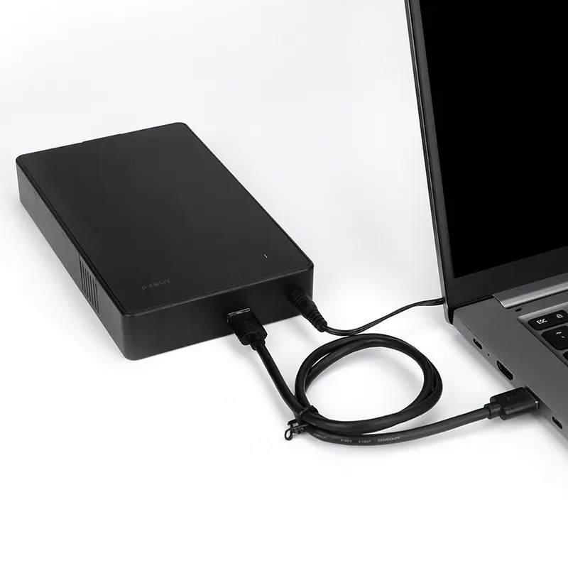 Factory price 3.5 inch SATA serial port desktop laptop hard disk USB3.0 tool free external mobile hard disk box