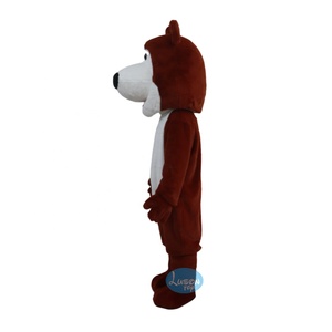 Costume mascotte <span class=keywords><strong>orso</strong></span> <span class=keywords><strong>Masha</strong></span> marrone adulto - Product Image 2