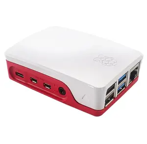 Vermelho e branco compatível Raspberry Pi Raspberry PI se encaixa na geração 3/Geração 4 Tipo B habitação