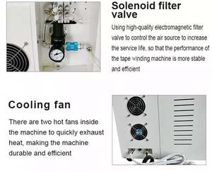 Outil semi-automatique de reliure de machine de bande de tissu d'enroulement de tache de harnais de fil de taille compacte de bureau - Product Image 5