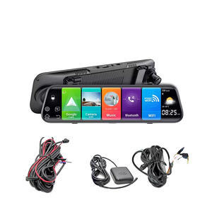 Carlover 9.66inch Android 4 gam ADAS Gương Chiếu Hậu Xe DVR GPS kép HD1080P Wifi Dash Cam máy ảnh - Product Image 1