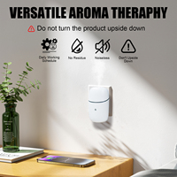 Diffuseur sans eau pour nébuliseur d'huiles essentielles Mini machine à air parfumé Diffuseur d'atomisation d'aromathérapie