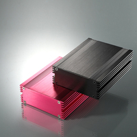 Boîtier en aluminium pour projet électronique DIY, boîtier pour amplificateur, boîte de jonction personnalisée, boîte électronique en aluminium 115*90*35mm