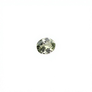 Tanzanite naturelle certifiée de couleur menthe verte, taille ovale, avec une couleur excellente, zoïsite naturelle, 0,34 carat, clarté impeccable - Product Image 1