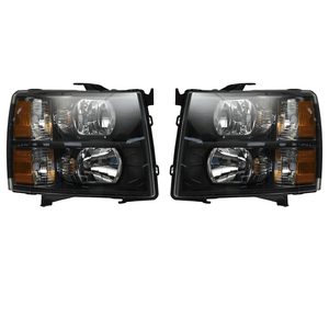 Iluminación Automotriz Faros Delanteros Halógenos Ahumados para <span class=keywords><strong>Chevrolet</strong></span> Silverado 1500 2007-2013 - Product Image 1