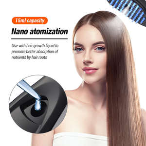 Peine eléctrico multifuncional para masaje con cabezal de pulverización, terapia de luz LED, cuidado del cabello, peine para el crecimiento del cabello - Product Image 3