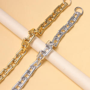 Chain <b>Bag</b> <b>Charm</b> Plastic Resin Geometric Pattern Metal Chain For Women Handbag Accessories Spring 2025 - Product Image 4