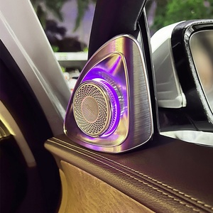 Auto Air Vent 64 colores luz ambiental 4D giratorio Tweeter altavoz para <span class=keywords><strong>mercedes</strong></span>-benz Clase C <span class=keywords><strong>W205</strong></span> GLC X253 C43 C63 C260 - Product Image 4