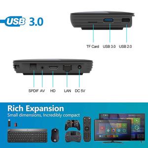 <span class=keywords><strong>HK1BOX</strong></span> Android 9.0 HK1 BOX 100M Smart TV Box Amlogic S905X3 8K 4GB 128G 64GB 32GB 2.4/5G Wifi 4K Reproductor Multimedia Set Top Box - Product Image 3