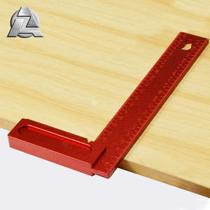 Outil à main pour le travail du bois menuiserie métal haute précision multifonctionnel angle droit 90 degrés règle d'angle carré pour charpentier - Product Image 2