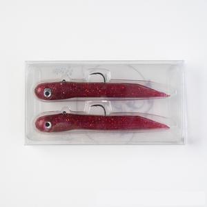 DN 115mm 30g 2 unids/caja Jig Head señuelo de plástico suave cebo de pesca de lubina TPR cebo suave tubo gusano señuelo de pesca - Product Image 6